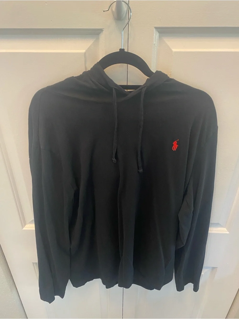 Polo by Ralph Lauren White Long Sleeve Crew Tee with Navy Pony